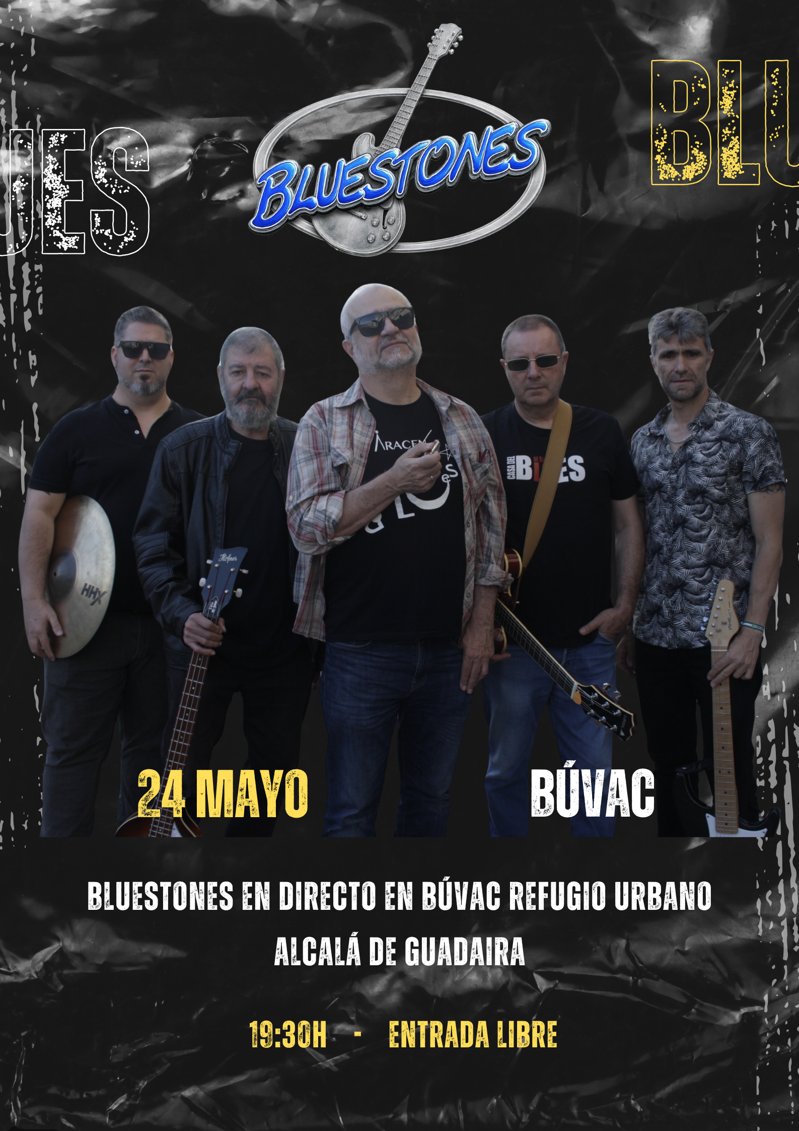 Cartel concierto Buvac