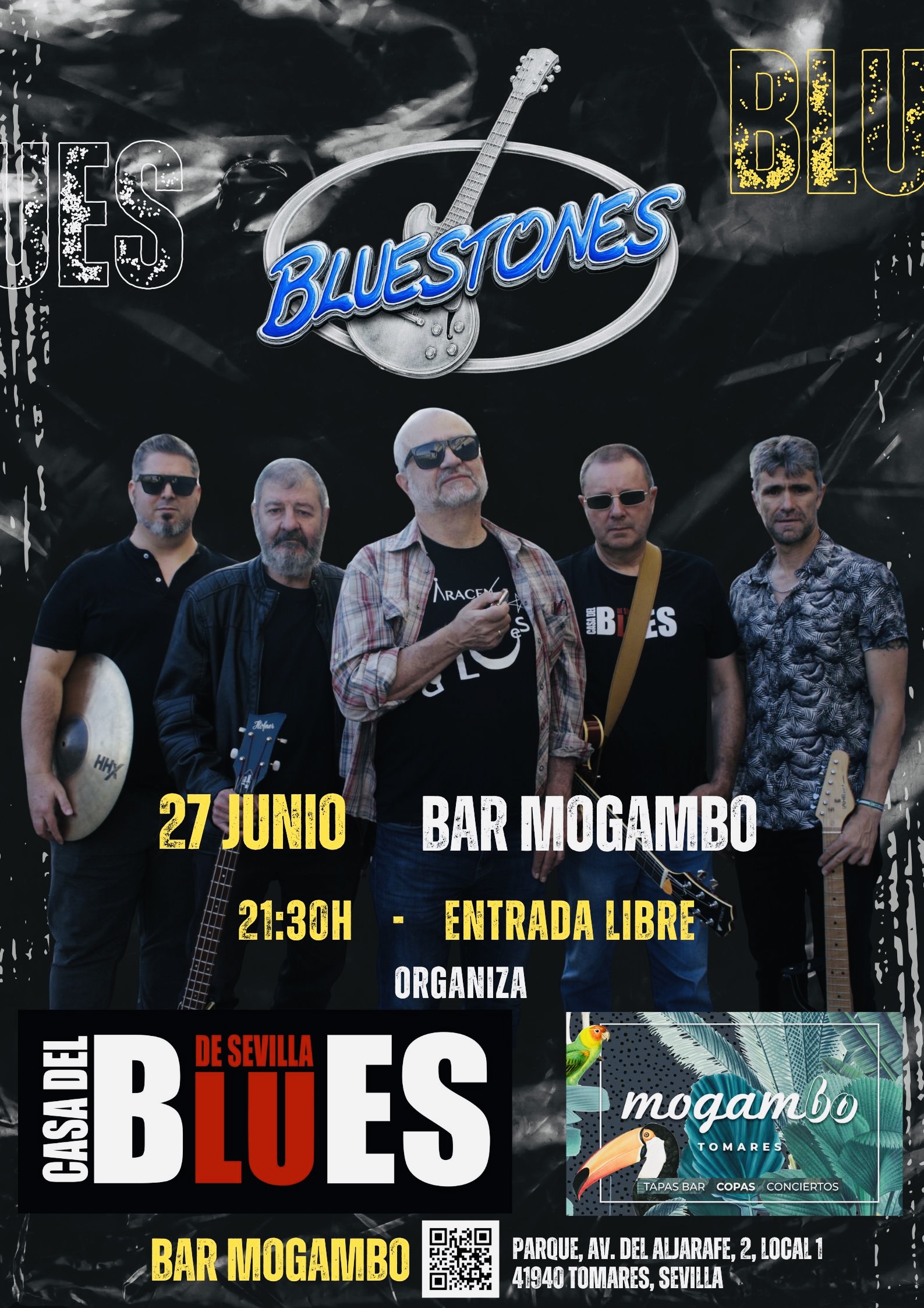 Cartel concierto Mogambo